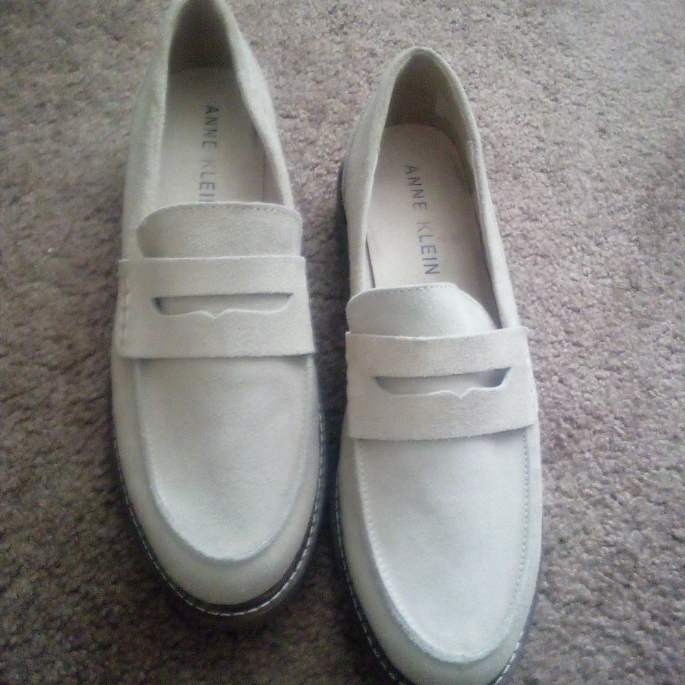 Anne Klein loafers suede